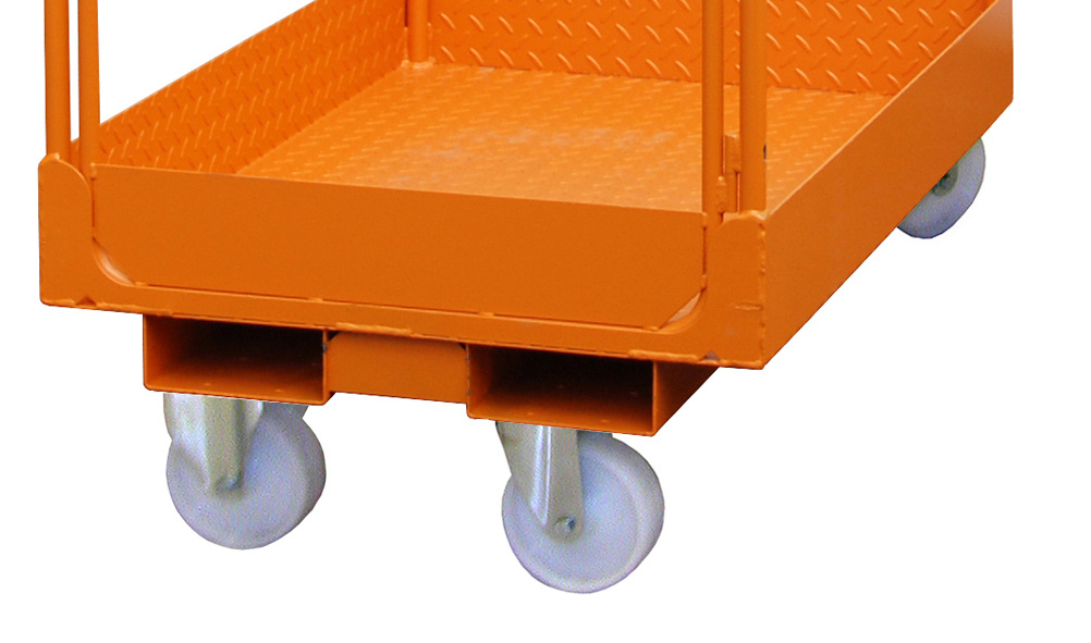 Sicherheitskorb Typ SIKO/L Detail mit Rollen (Zubehör)